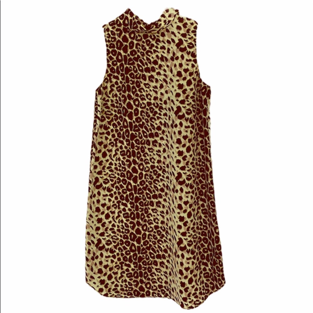 TOPSHOP Cowl neck A-line Dress